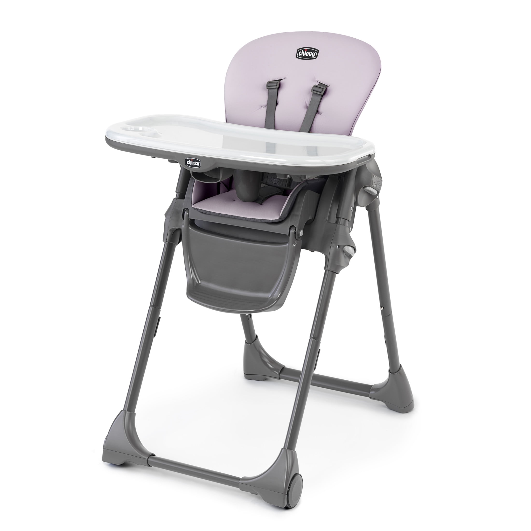 Chicco Polly Space-Saving Fold Easy Clean Highchair Ava (Pink