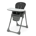 thumbnail interactive-video image 1 of Chicco Polly Space-Saving Fold Easy Clean Highchair - Black (Black), New, 1 of 9