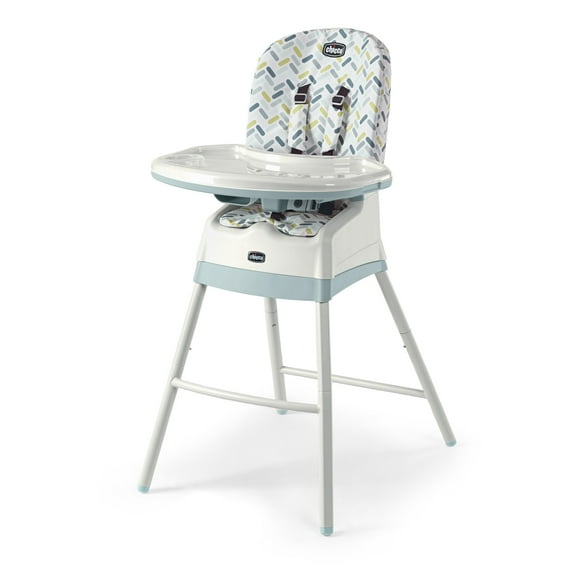 Chicco Stack 1-2-3 High Chair - Cadiz (Blue), New