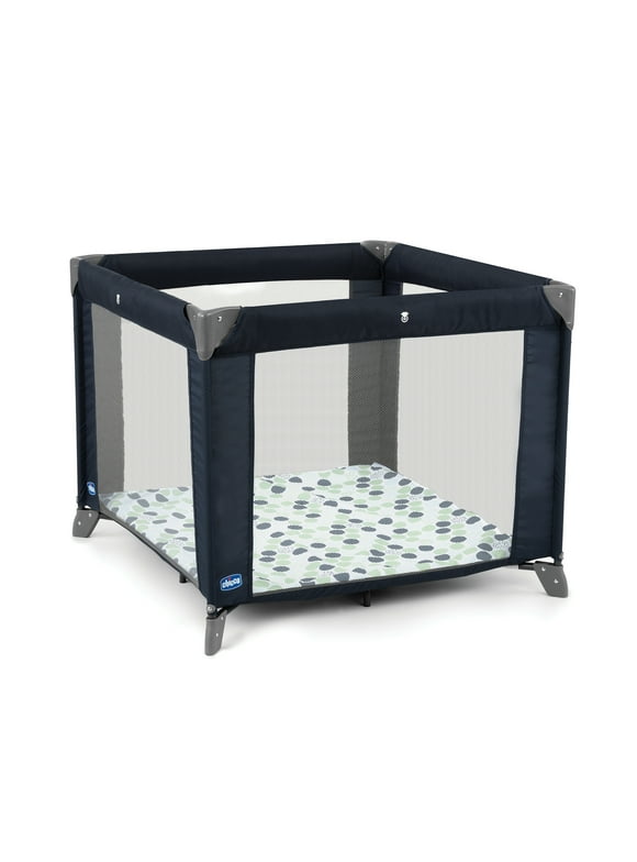 Chicco Tot Quad Portable Square Baby Playpen - Confetti (Blue)