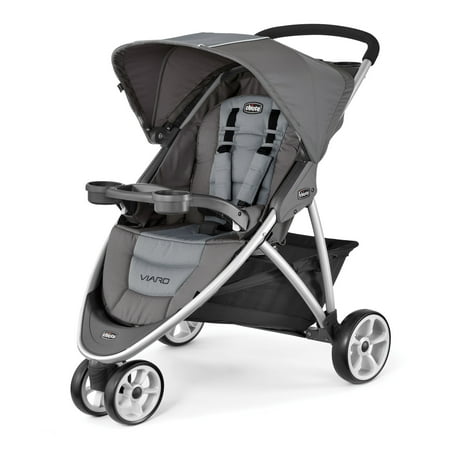 Chicco Viaro Quick-Fold Stroller - Graphite (Grey), New