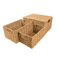 thumbnail image 1 of Chicgrowth Wicker Basket Woven Laundry Bakets For Storage Set of 3 Indoor, 1 of 6