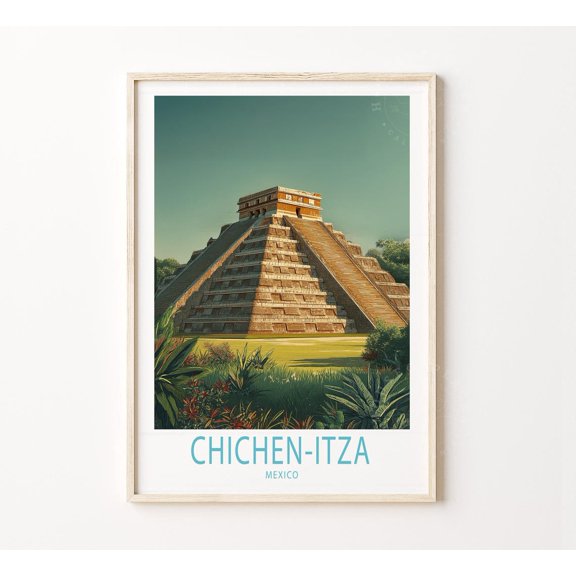 Chichen Itza Mexico Classic Ruins Home Decor