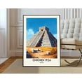 thumbnail image 1 of Chichen Itza Poster, Chichen Itza Print, Mexico Print, Yucatan Mexico Poster, Chichen Itza Travel, Chichen Itza Artwork Wall Art, Modern Wall Decor, 16x24 UNFRAMED, 1 of 2