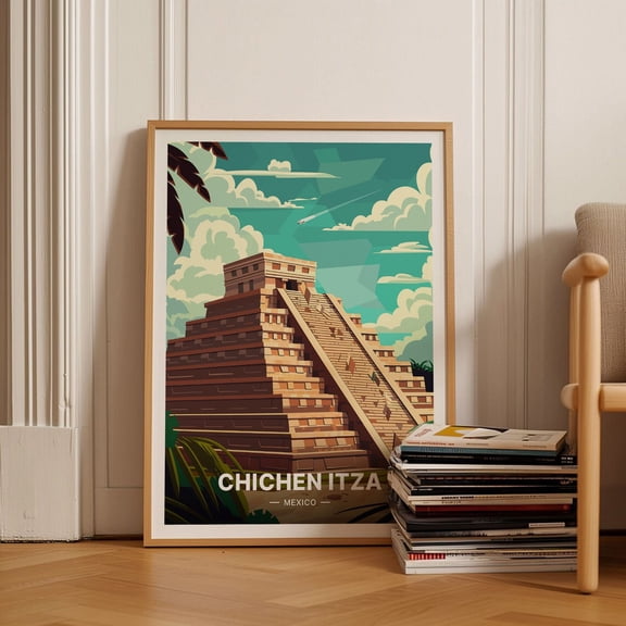 Chichen Itza World Wonder Wall Decor