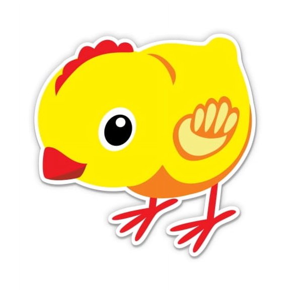 Chick - 3" Vinyl Sticker - For Car Laptop I-Pad Phone Helmet Hard Hat - Waterproof Decal