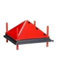 thumbnail image 1 of Chick Brooder Heating Plate and Bonus Foldable Anti-Roost Cone - Warms Up to 30 Chicks - Chick Heater with 25 Adjustable Heights and 42 Watts - Safer Alternative to Heat Lamps - 16" x 16", 1 of 9