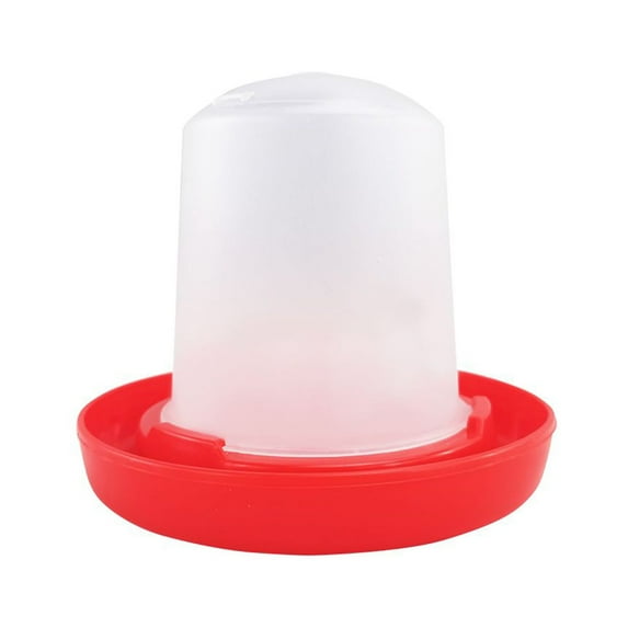 Chick Feeder Waterer Kit Durable Plastic Gravity Feeding Water Container Small Jar Food Dispenser for Birds Poultry