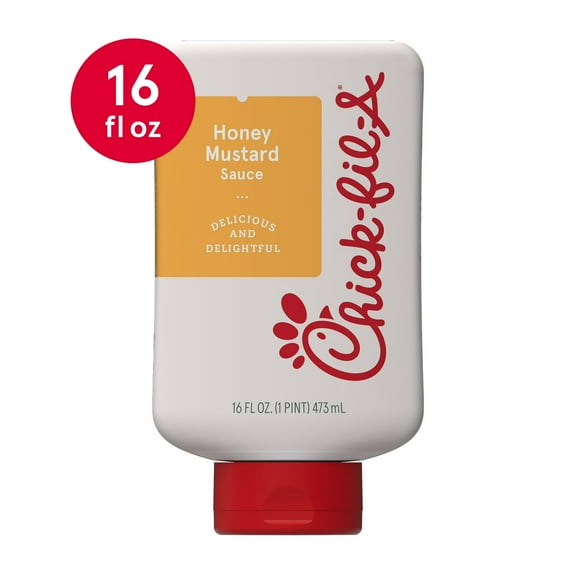 Chick-fil-A Honey Mustard Sauce,16 fl oz Squeeze Bottle