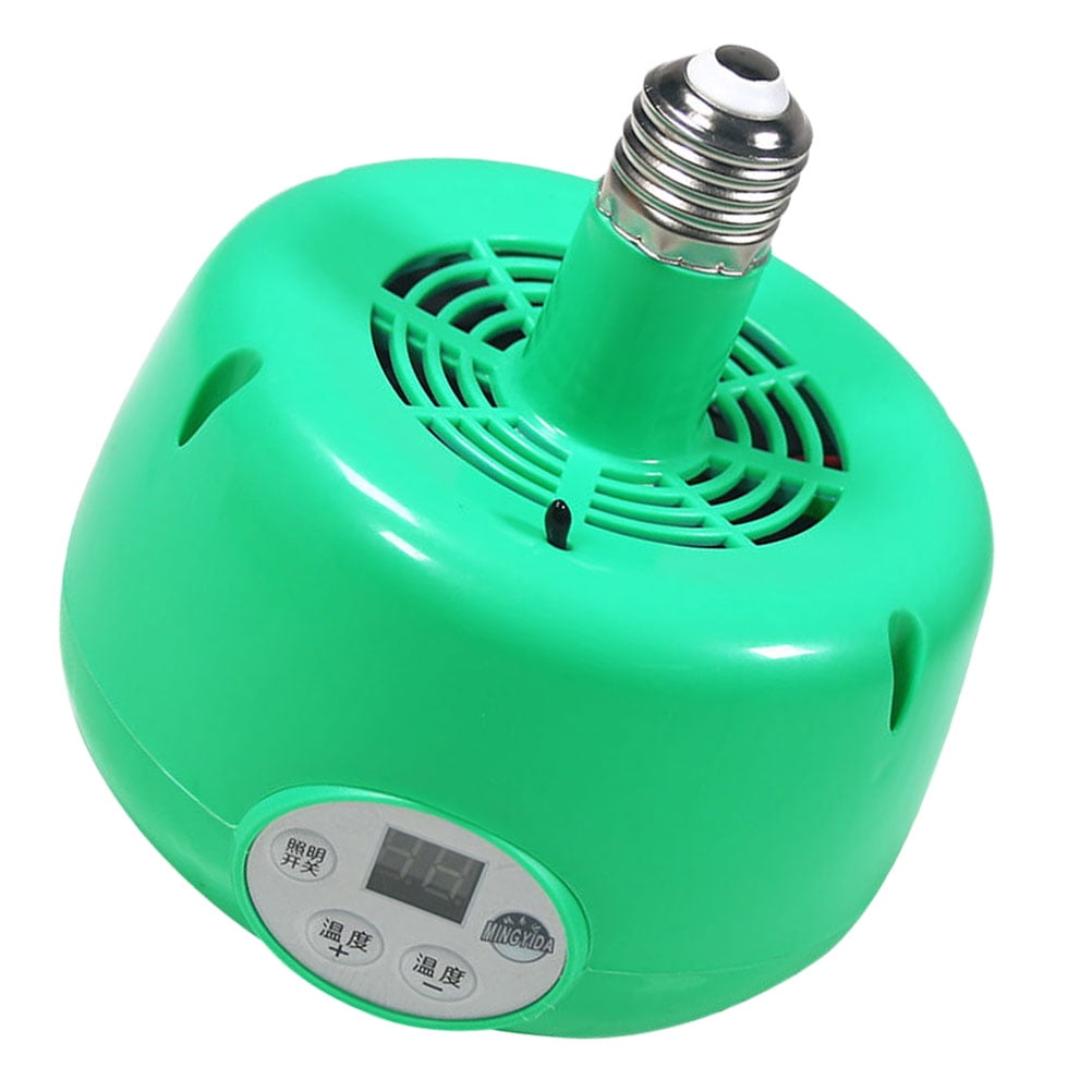 Chick Heat Lamp Coop Heater Breeding Bulb Light Animal Heating Plastic Metal