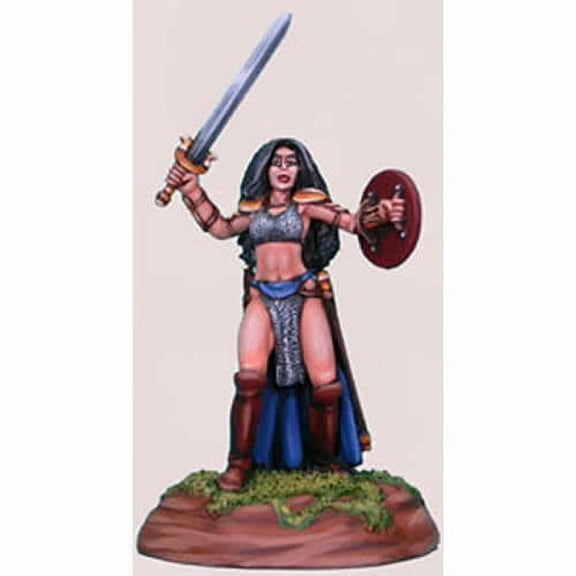Chick In Chainmail No. 3 Female Fighter Miniature Elmore Masterwork Dark Sword Miniatures