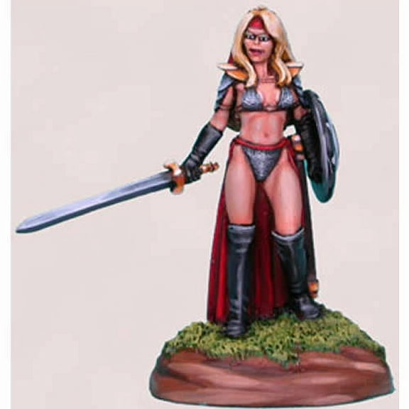 Chick In Chainmail No 4 Female Fighter Miniature Elmore Masterwork Dark Sword Miniatures