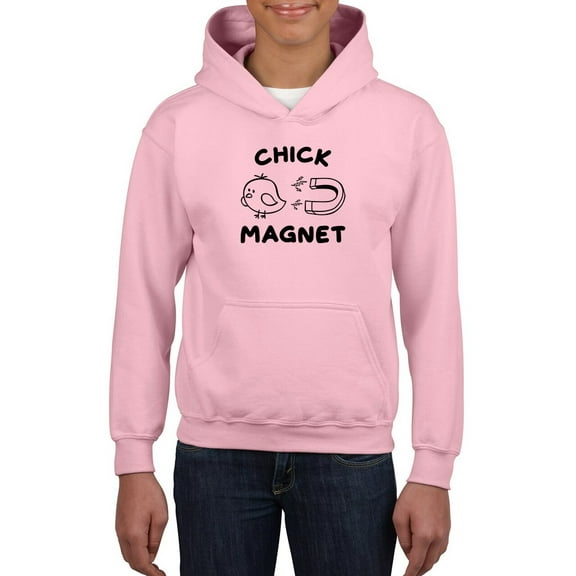 Chick Magnet Hoodie Juniors -Smartprints Designs, Large