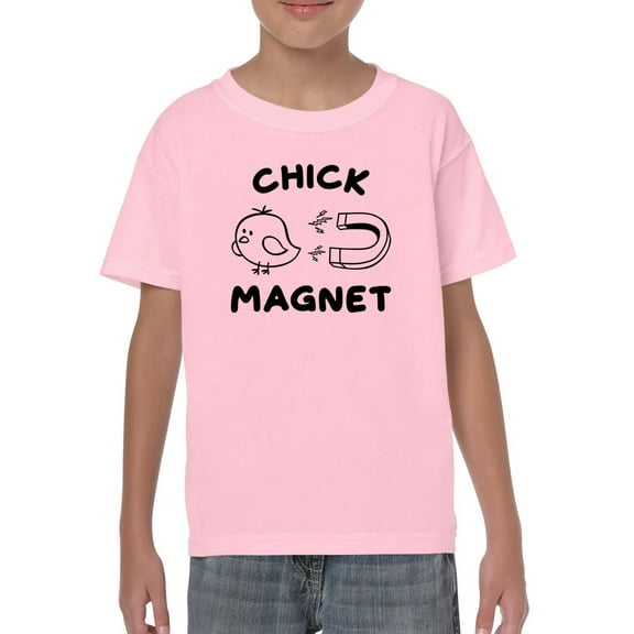 Chick Magnet T-Shirt Juniors -Smartprints Designs,  Small