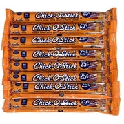Chick O Stick Candy Bars | 8 Pack | Crunchy Peanut Butter Rolled In Toast Coconut | Peanut Butter Candy | .7 Oz Bars | Pack Of 8 Bars