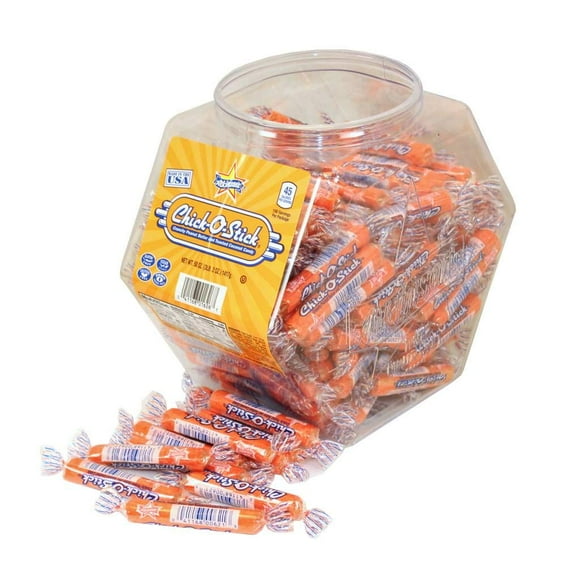 Chick O Stick Candy Jar - 160 per pack - 6 packs per case.