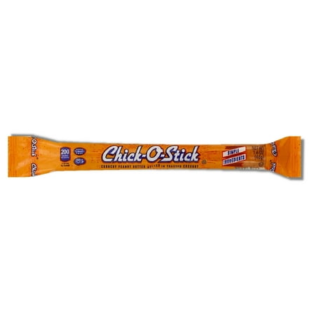 Chick-O-Stick, Crunchy Peanut Butter and Toasted Coconut, Candy Bar 1.6 oz, Allergens Not Contained