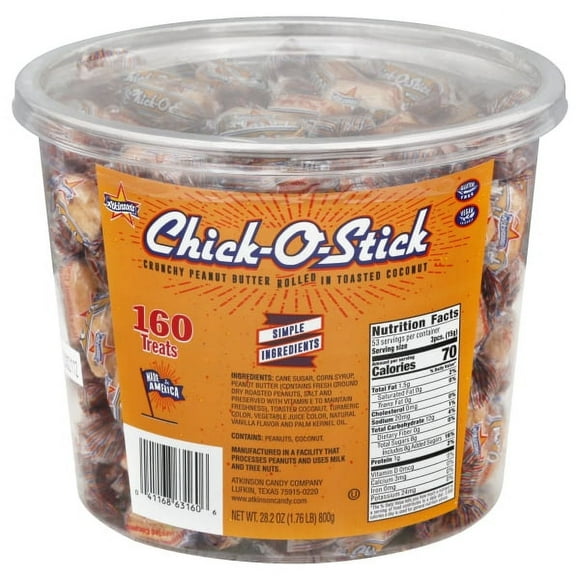 Chick O Stick Candy Mini Treats, (160 Count Tub)
