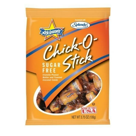 Chick O Stick Sugar Free Candy, 3.75 Ounce -- 12 per Case.