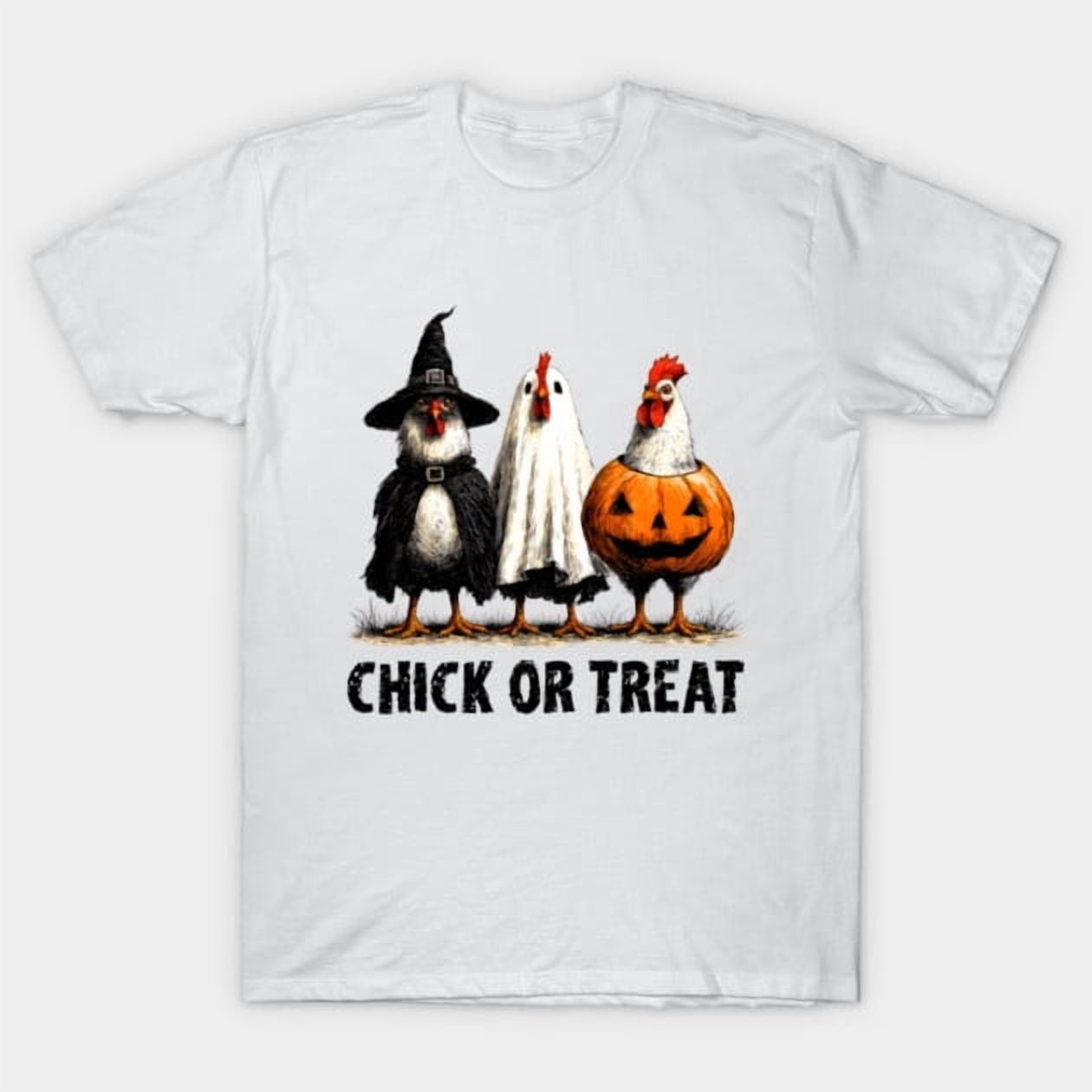 Or Treat Funny Halloween Chicken for a Farm Animal Costume Unisex Or Treat Funny Halloween Chicken for a Farm Animal Costume Unisex