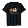 thumbnail image 1 of Chick Or Treat Halloween Witch Chicken Pumpkin Season Unisex T-Shirt, up to size 5XL, 1 of 2