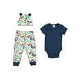 thumbnail image 1 of Chick Pea Baby Boy 3 PC Jogger Set, Sizes Newborn-9 Months, 1 of 2
