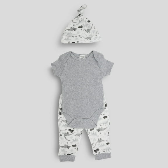 Chick Pea Baby Boy 3 PC Jogger Set, Sizes Newborn-9 Months