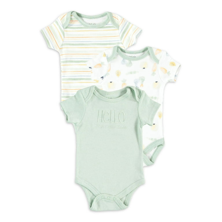 Anko Baby Boy's 3-Pack Bodysuits