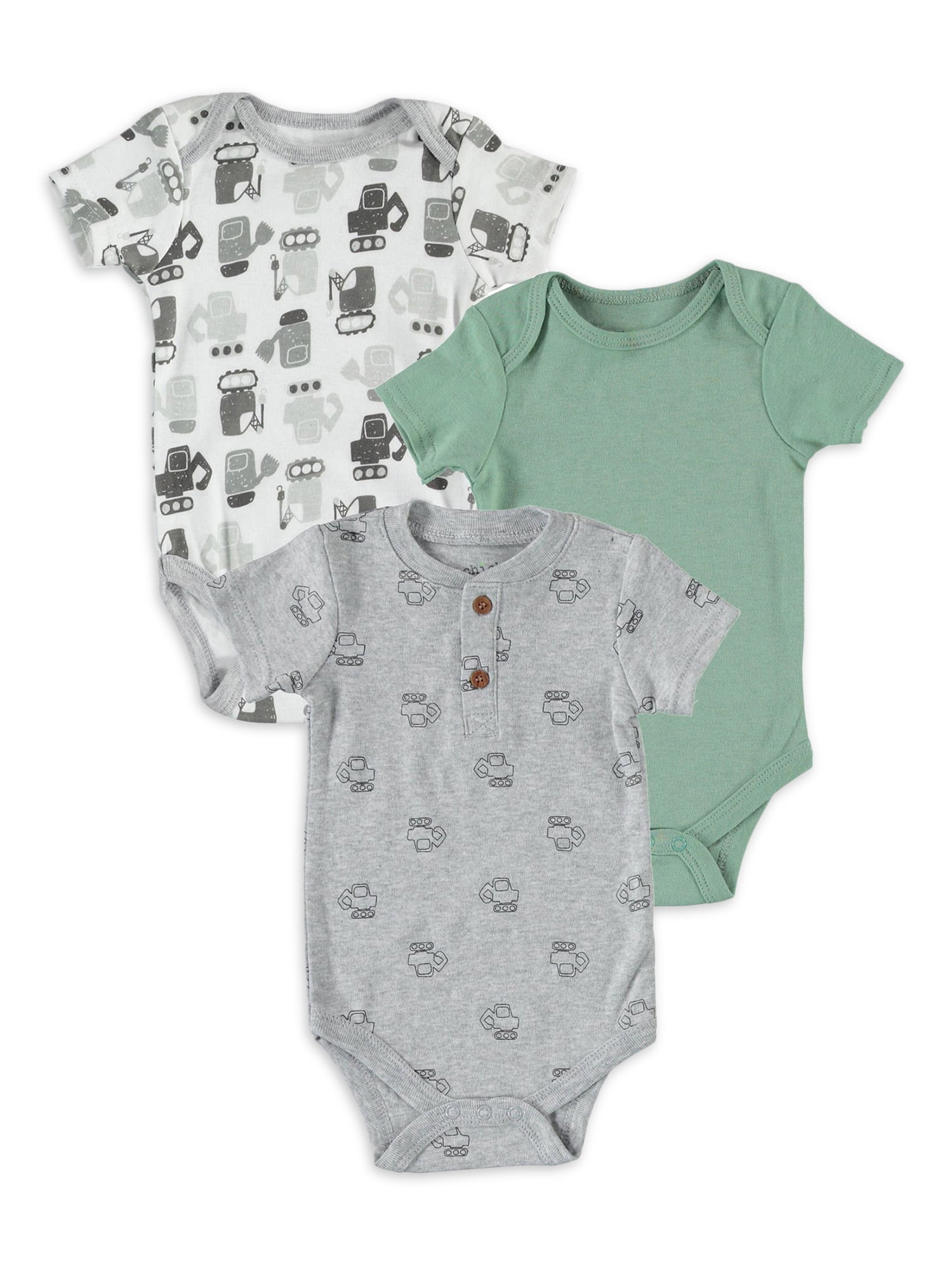 Anko Baby Boy's 3-Pack Bodysuits