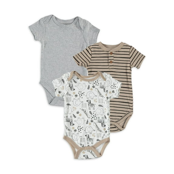 Chick Pea Baby Boy 3-Piece Bodysuit, Newborn-9 Months, Cutie Pie