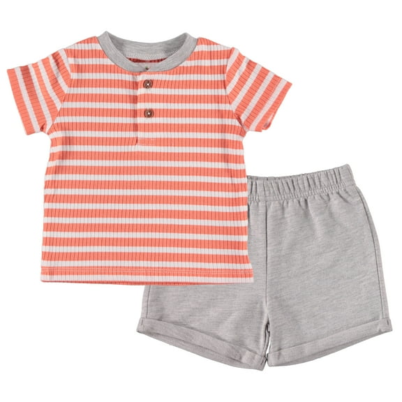 Chick Pea Baby Boy Clothes 2 PC Short Set, Sizes Newborn-24 Months