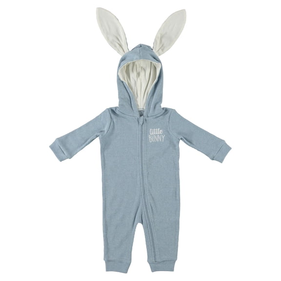 Chick Pea Baby Boy Little Bunny Fashion Coverall, Sizes Newborn-9 Months