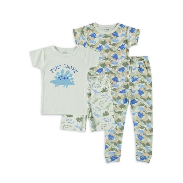 Chick Pea Baby Boy & Toddler Boy 4 PC Tight Fit Cotton Sleepwear ...