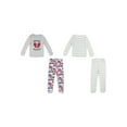 thumbnail image 1 of Chick Pea Baby Boy & Toddler Boy 4 PC Tight Fit Cotton Sleepwear Pajamas, Sizes 12 Months-4T, 1 of 1