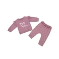 thumbnail image 1 of Chick Pea Baby Girl 2 Pc Sweatshirt & Pant Outfit Set, Sizes Newborn-24 Months, 1 of 2