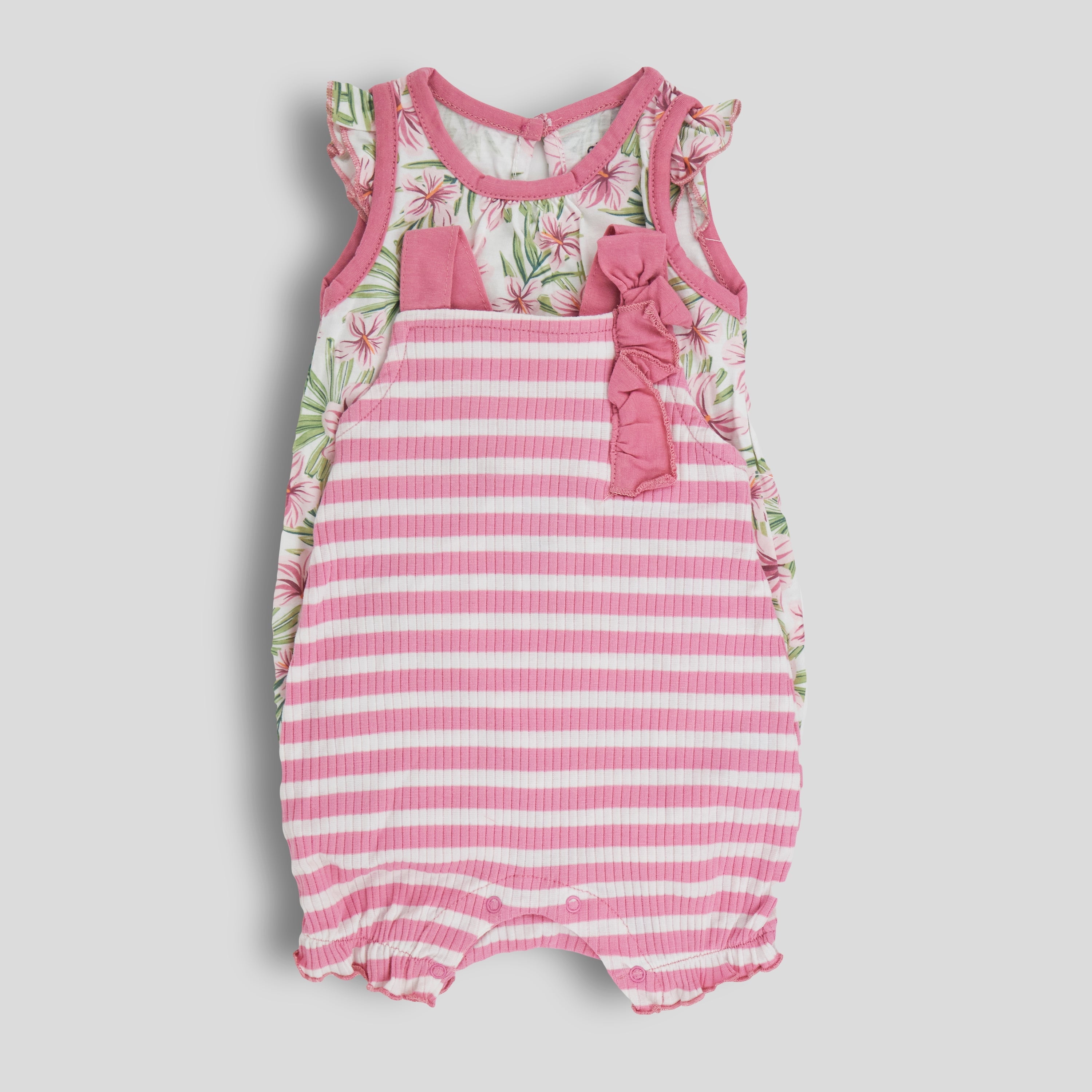 Chick Pea Baby Girl 2 Pk Rompers, Sizes Newborn-9 Months