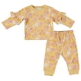 thumbnail image 1 of Chick Pea Baby Girl 3 PC French Terry Jogger Set, Sizes Newborn-24 Months, 1 of 2