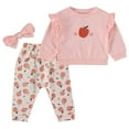 thumbnail image 1 of Chick Pea Baby Girl 3 Pc Fall Harvest Pant Set w Headband, Sizes Newborn-24 Months, 1 of 3