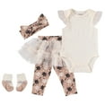 thumbnail image 1 of Chick Pea Baby Girl & Toddler Girl 4 PC Tutu Legging Set, Sizes Newborn-4T, 1 of 4