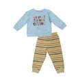 thumbnail image 1 of Chick Pea Baby Unisex 2 Pc Fall Harvest My First Thanksgiving Jogger Set, Sizes Newborn-24 Months, 1 of 5