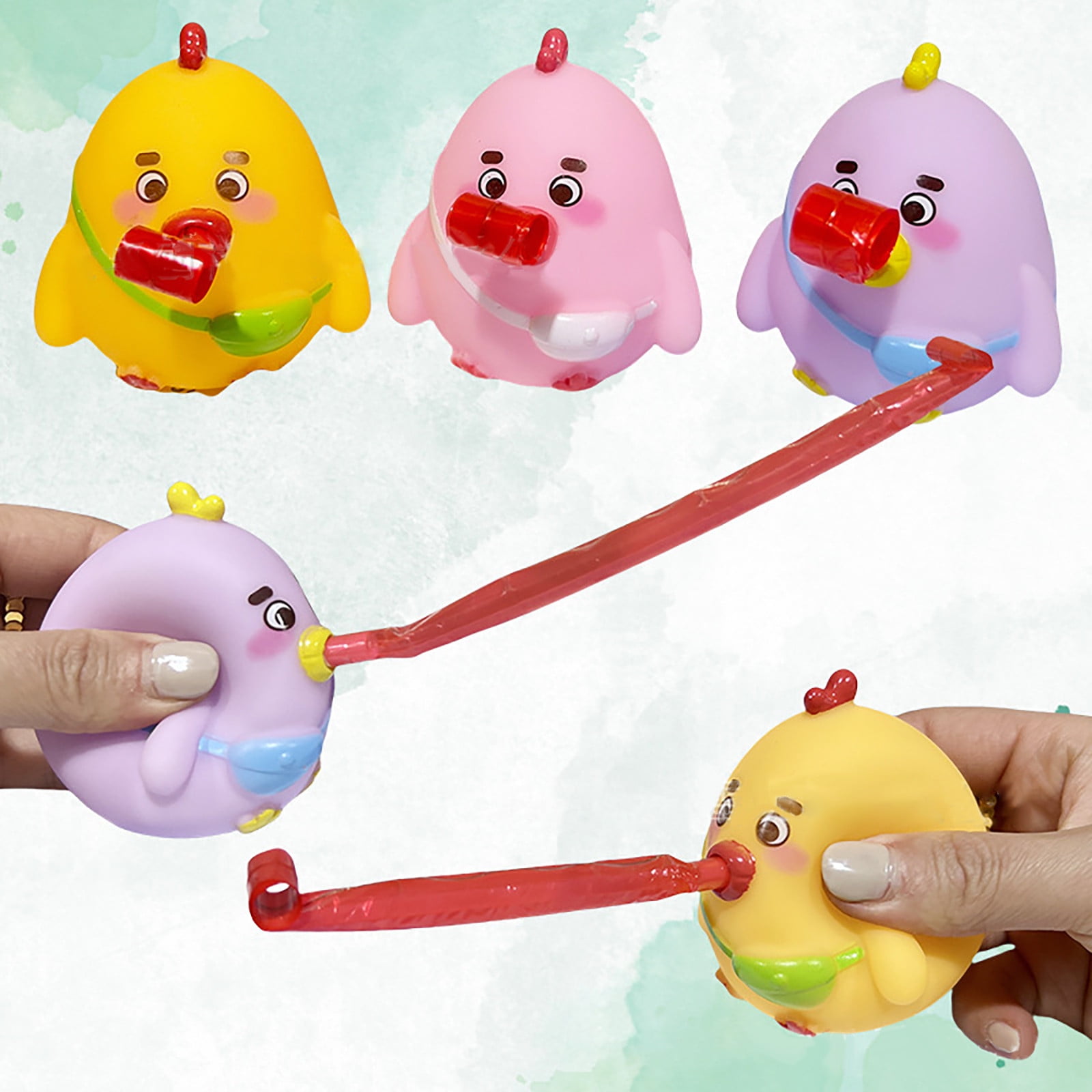 Chick Stress Toy, Funny Tongue Spitting Pinching Chick Stress Relief ...