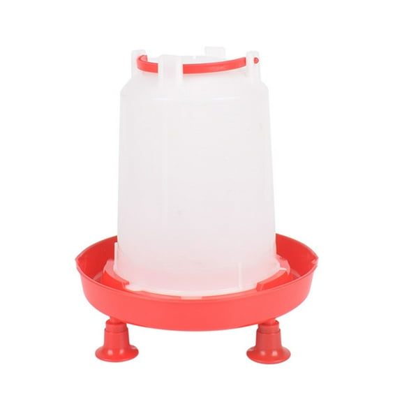 Chick Waterer Kits for Chick HenQuail Poultry Waterer Fountain Large Capacity Water Bowl for Outdoor Farm Coops