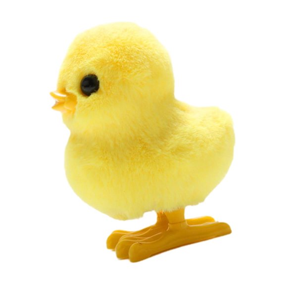 Chick Wind Up Jumping Toy Plush Chicken Lifelike Simulation Lightweight for Children Easter Party Favors