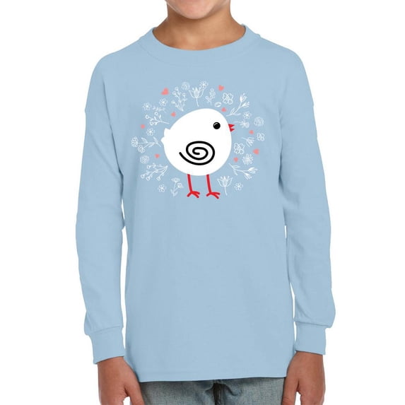Chick With A Spiral Wing Long Sleeve Toddler -Image by Shutterstock, 3 Toddler