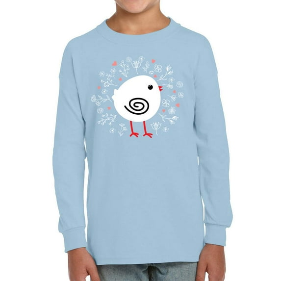Chick With A Spiral Wing Long Sleeve Toddler -Image by Shutterstock, 4 Toddler