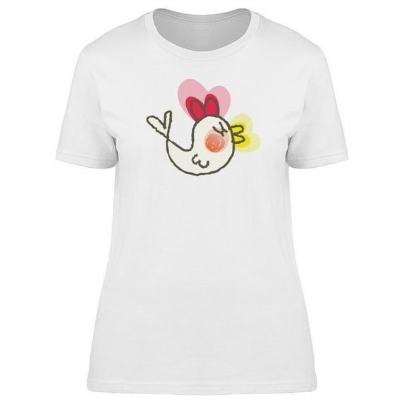 Chick With Abstract Painting T-Shirt Women -Image by Shutterstock, Female x-Large
