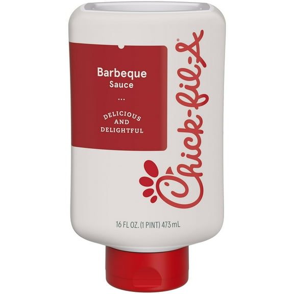 Chick-fil-A Barbeque Sauce, 16 fl oz Squeeze Bottle (Pack of 2)