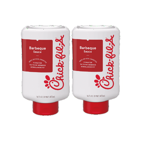 Chick-Fil-A  Barbeque Sauce,  2-Pack 16 oz. Squeeze Bottles