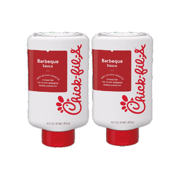 Chick-fil-A Barbeque Sauce, 16 fl oz Squeeze Bottle pack of 2
