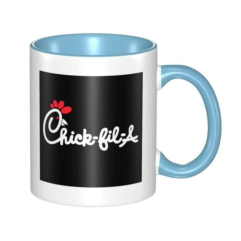 Chick-fil-A Ceramic Coffee Mug Classic Drinking Cups with Handle